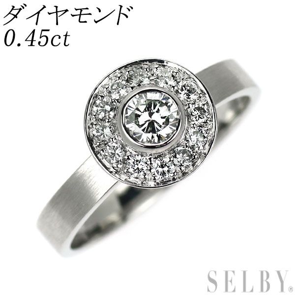 Pt950 ダイヤモンド リング 0.45ct