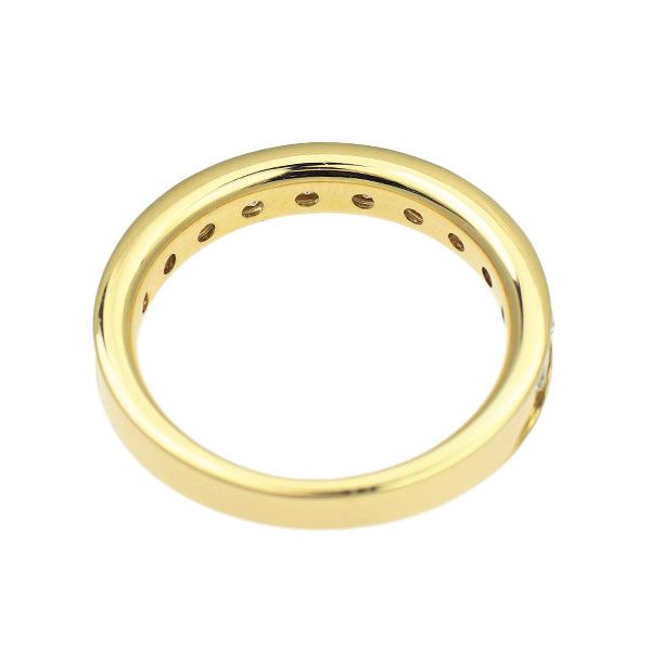 K18YG ダイヤモンド リング 1.00ct ハーフエタニティ