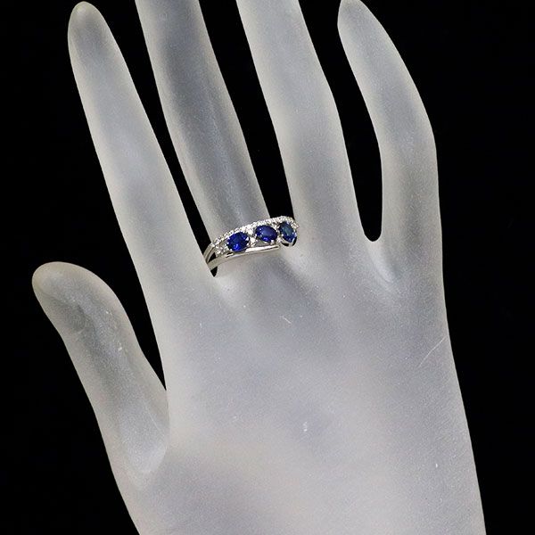 Pt950 サファイア