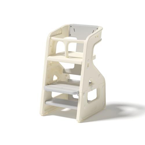 数量 BTM ベビーチェア 高さ2段階調整 チェアー 踏み台セット 安全ベルト 長期利用 赤ちゃん 子供