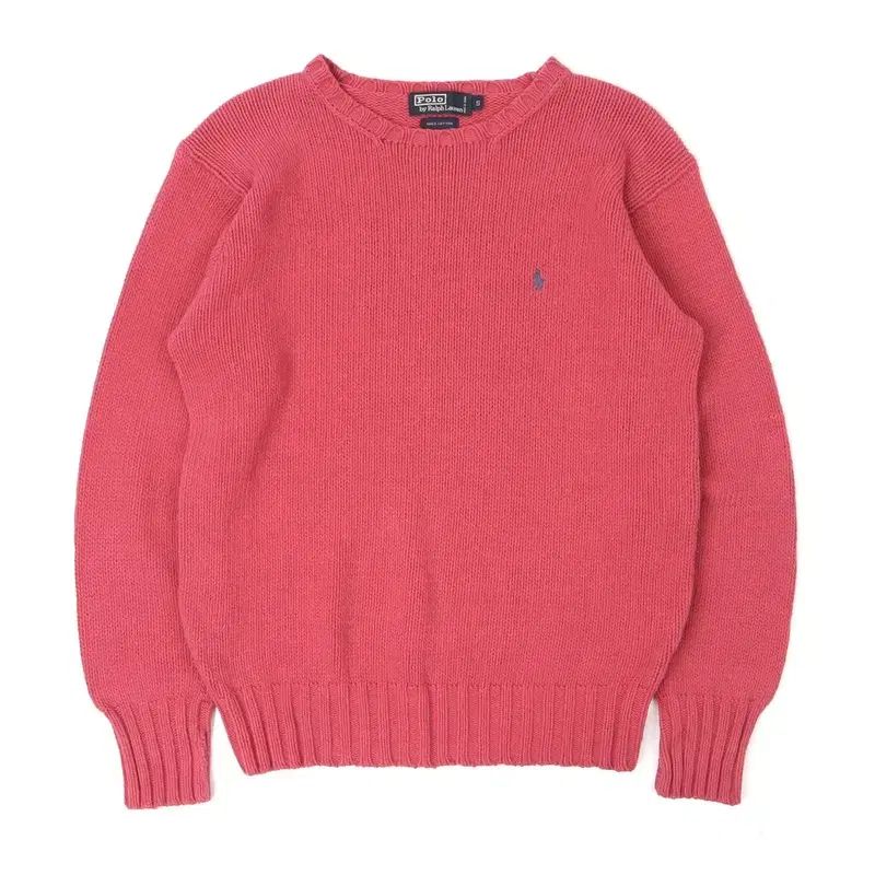 ポロラルフローレン DARK ピンク ラウンド ニット