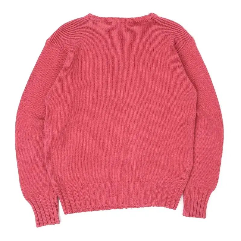 ポロラルフローレン DARK ピンク ラウンド ニット