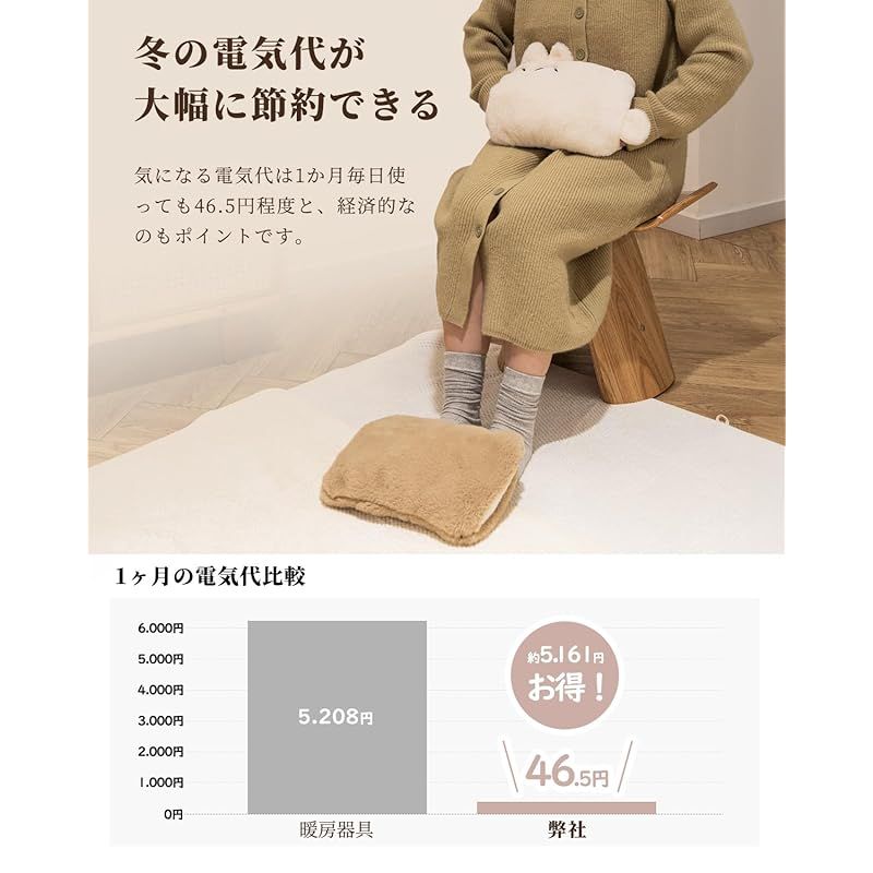  湯たんぽ ゆたんぽ 充電式 急速充電 蓄熱式 電気湯たんぽ 4 12 H長時間保温 ふわふわカバー お湯交換不要 暖房器具 省エネ 防爆 過熱防止 ギフト プレゼント キャンプ ミスティローズ キッチン 住宅設備