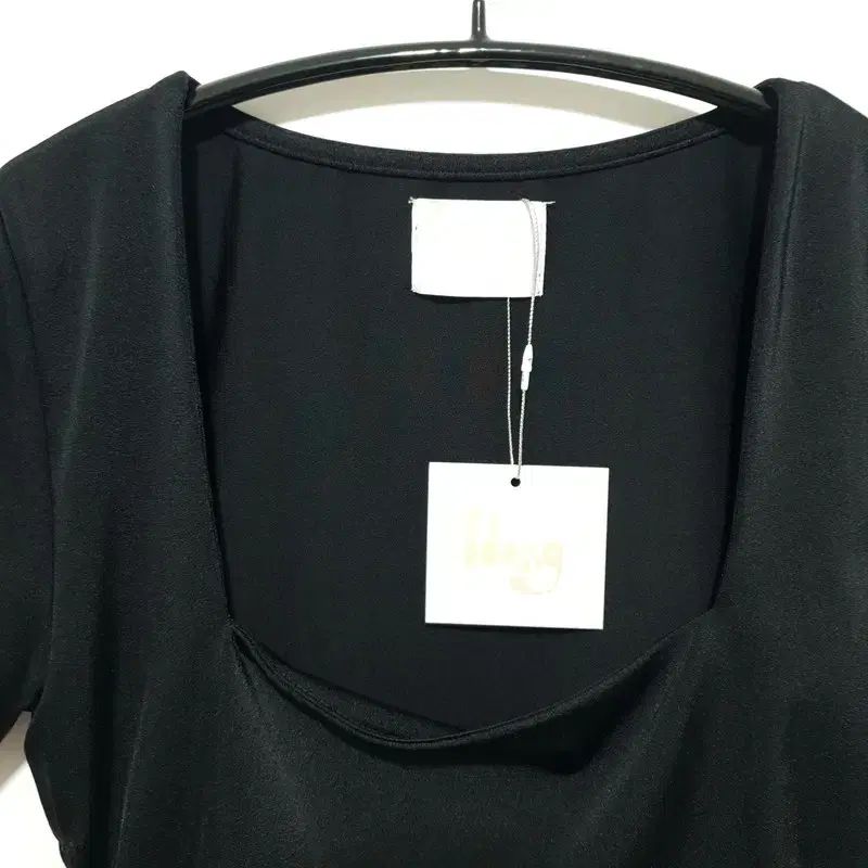 アイ당 クラブ リボン スクエアネック クロップドトップス F_S 1153