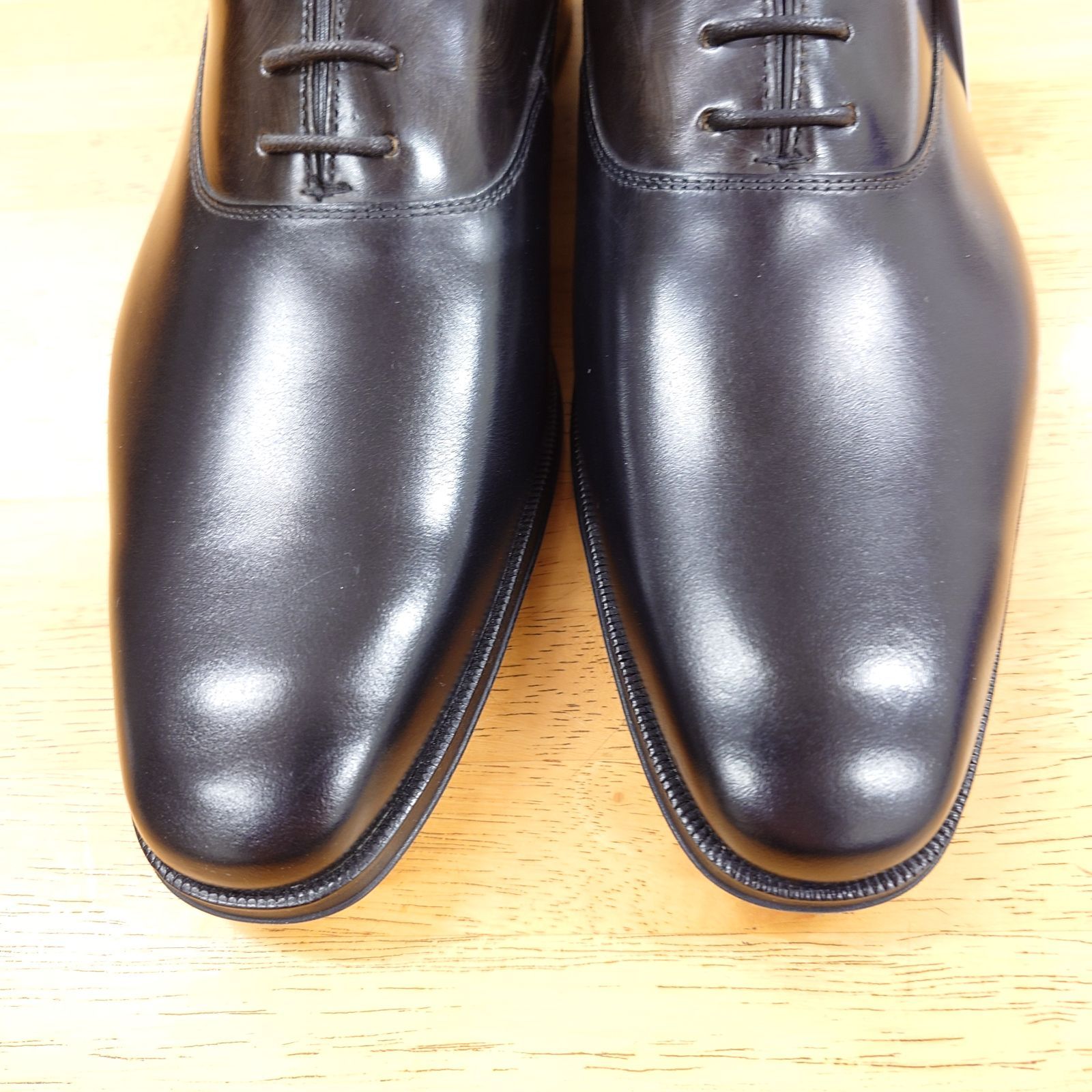 ランバン レザービジネスシューズ 83440 ブラック 24.5 cm