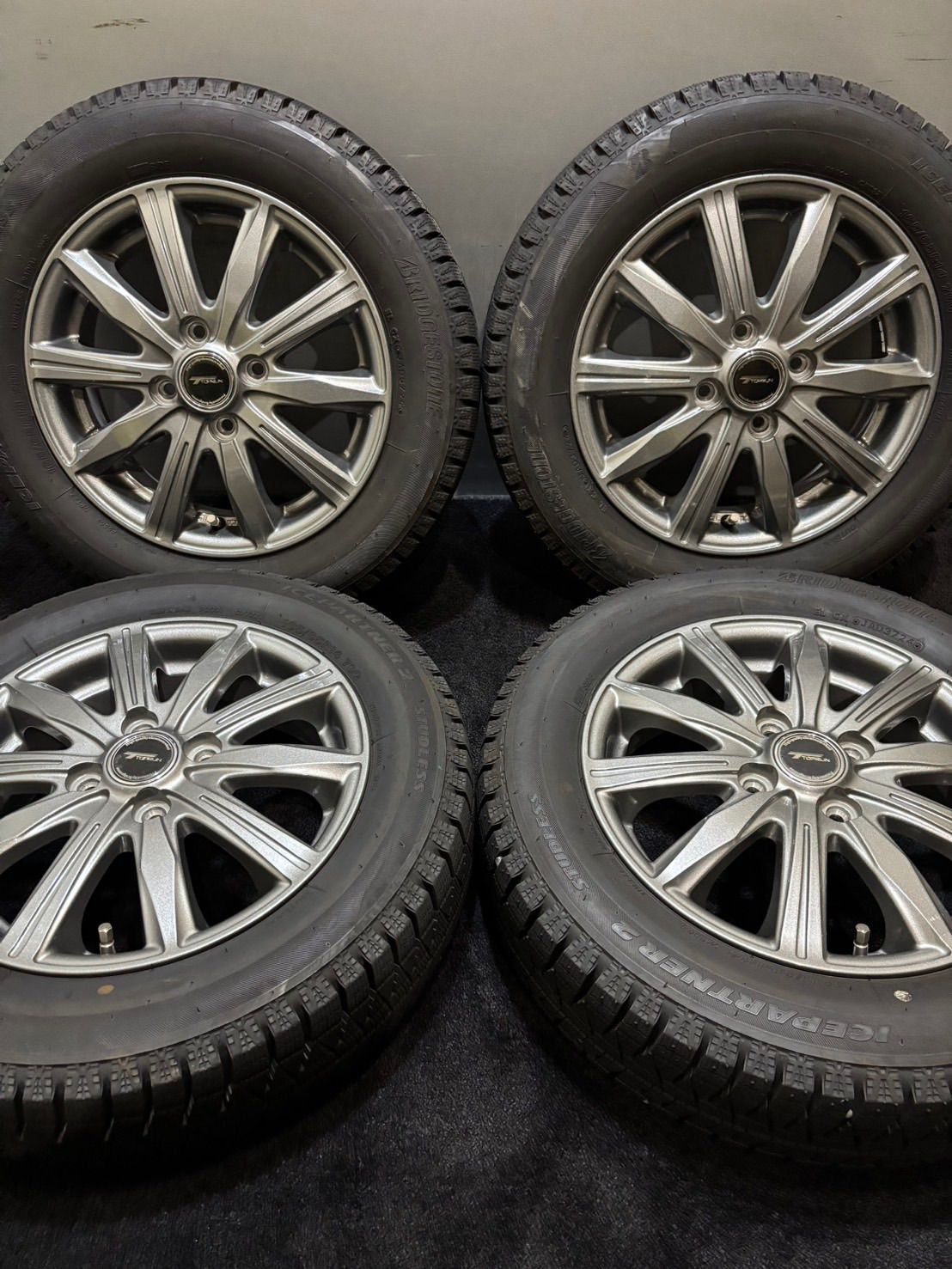 165 65 R 14 TOPRUN 14インチ 4 5 J 45 100 H スタッドレス 4本 ハスラー ソリオ デリカD 2 南1 K 529