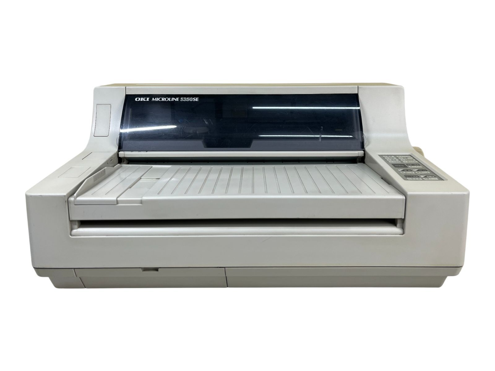 動作良好 OKI MICROLINE 5350SE 水平ドットプリンター|ステータス印刷OK 印字良好 ACケーブル付