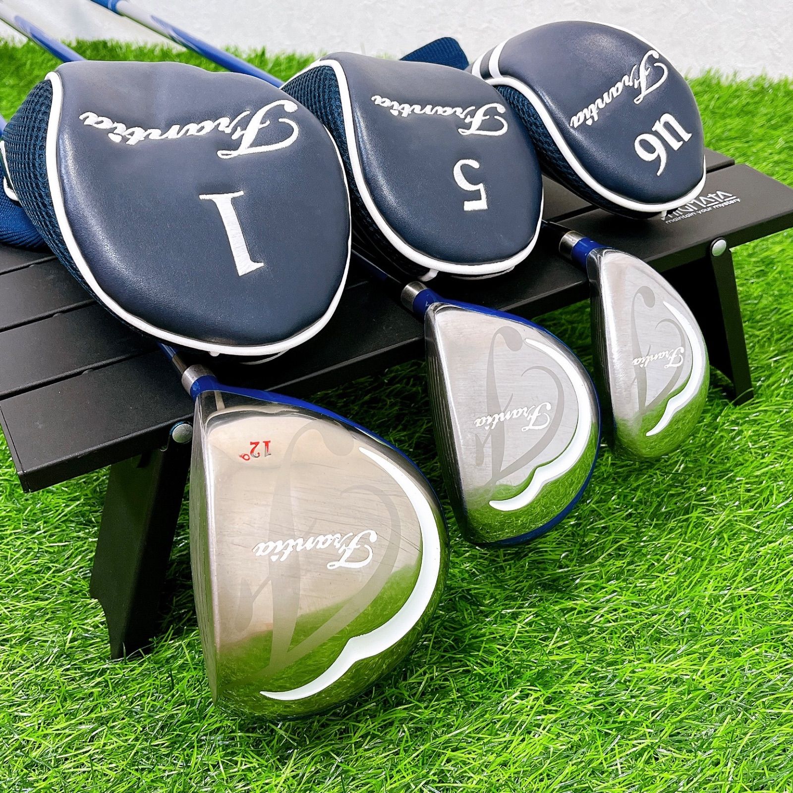 Frantia フランティア レディースゴルフクラブ ハーフセット 女性用 Lフレックス 9本セット 右利き