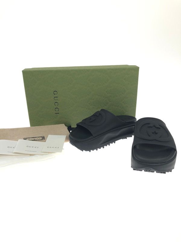 GUCCI グッチ インターロッキングG スライド サンダル 692845 JF000 1000 靴 183-241225-SY-21-iwa