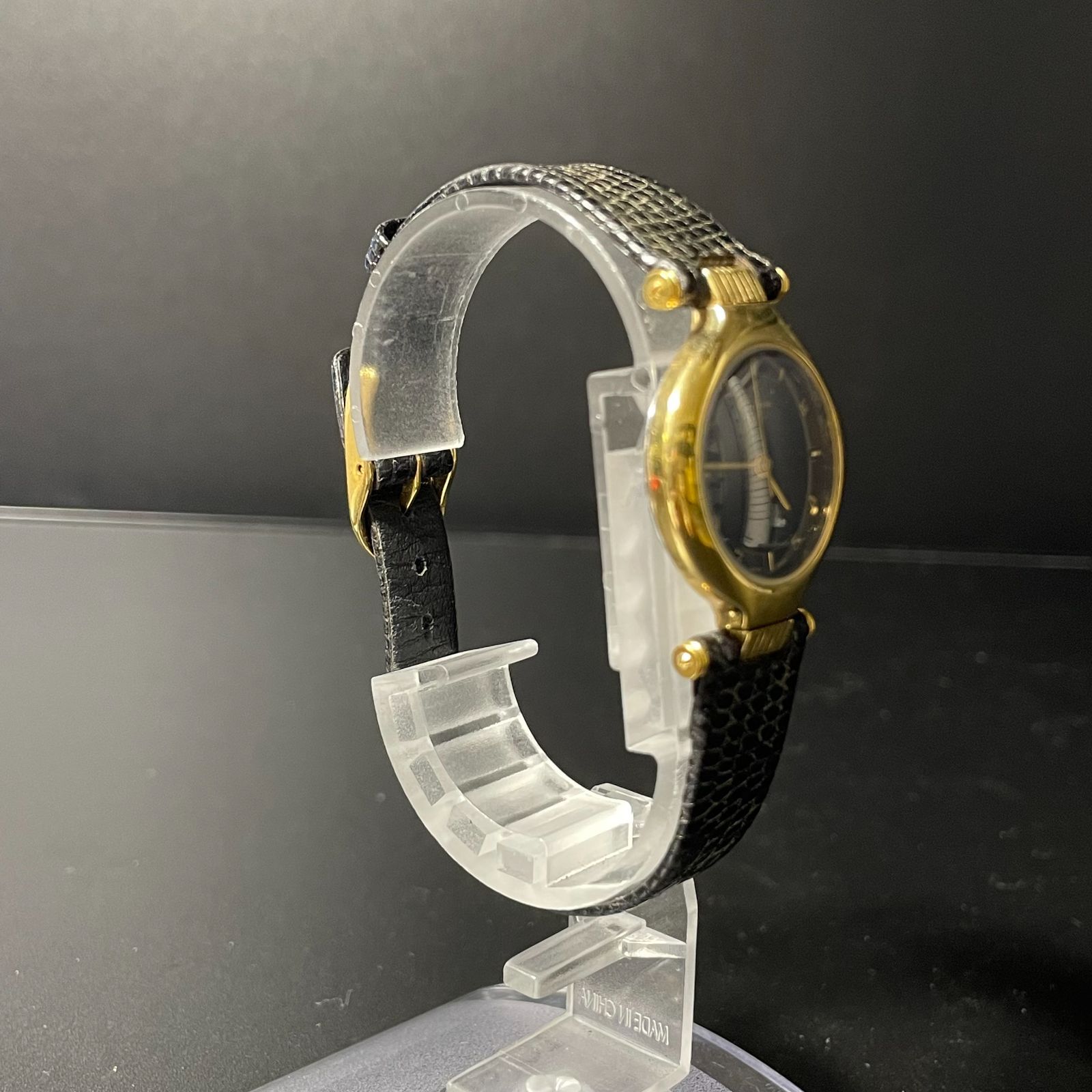 クリスチャンディオール クォーツ 時計 不動 SS 革 B25091315