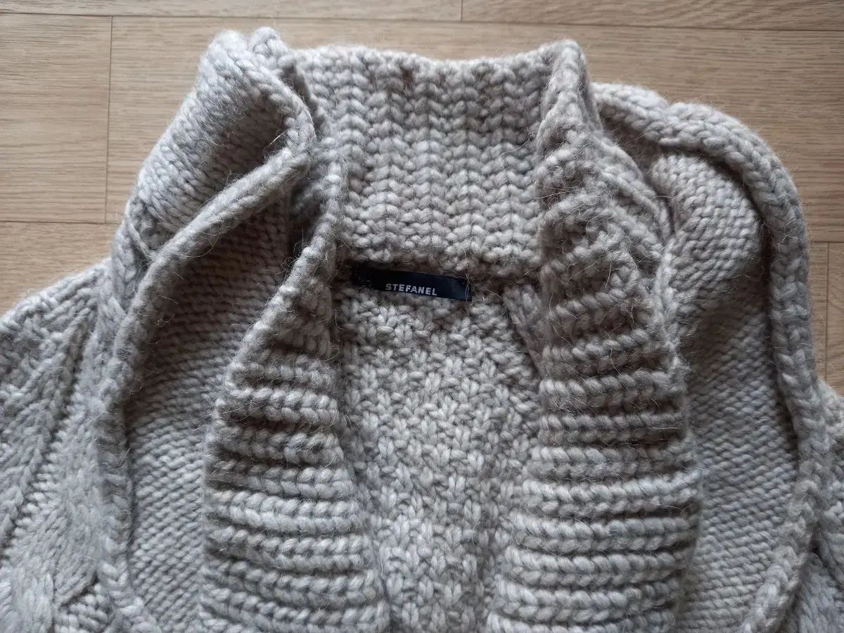 STEFANEL ニット カーディガン ロング丈 S