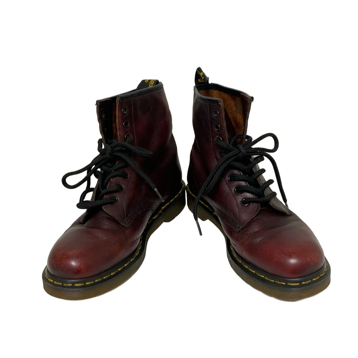 Dr.Martens ドクターマーチン ショートブーツ UK 8 メンズ - ダークブラウン レースアップ レザー