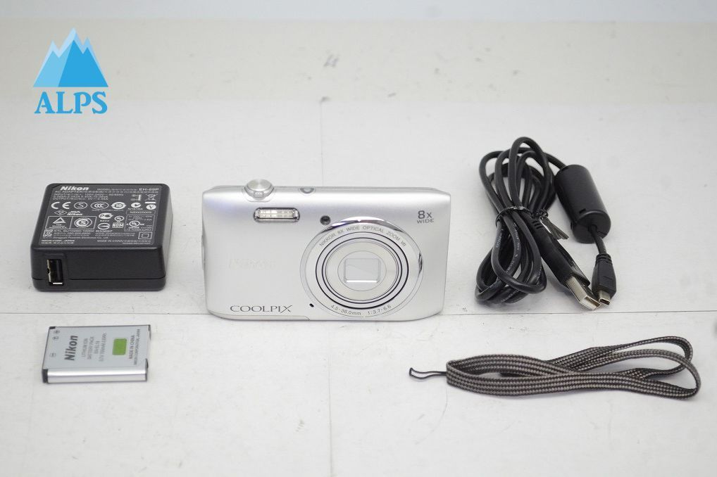 Nikon ニコン COOLPIX S 3600 クリスタルシルバー コンパクトデジタルカメラ 251022 p
