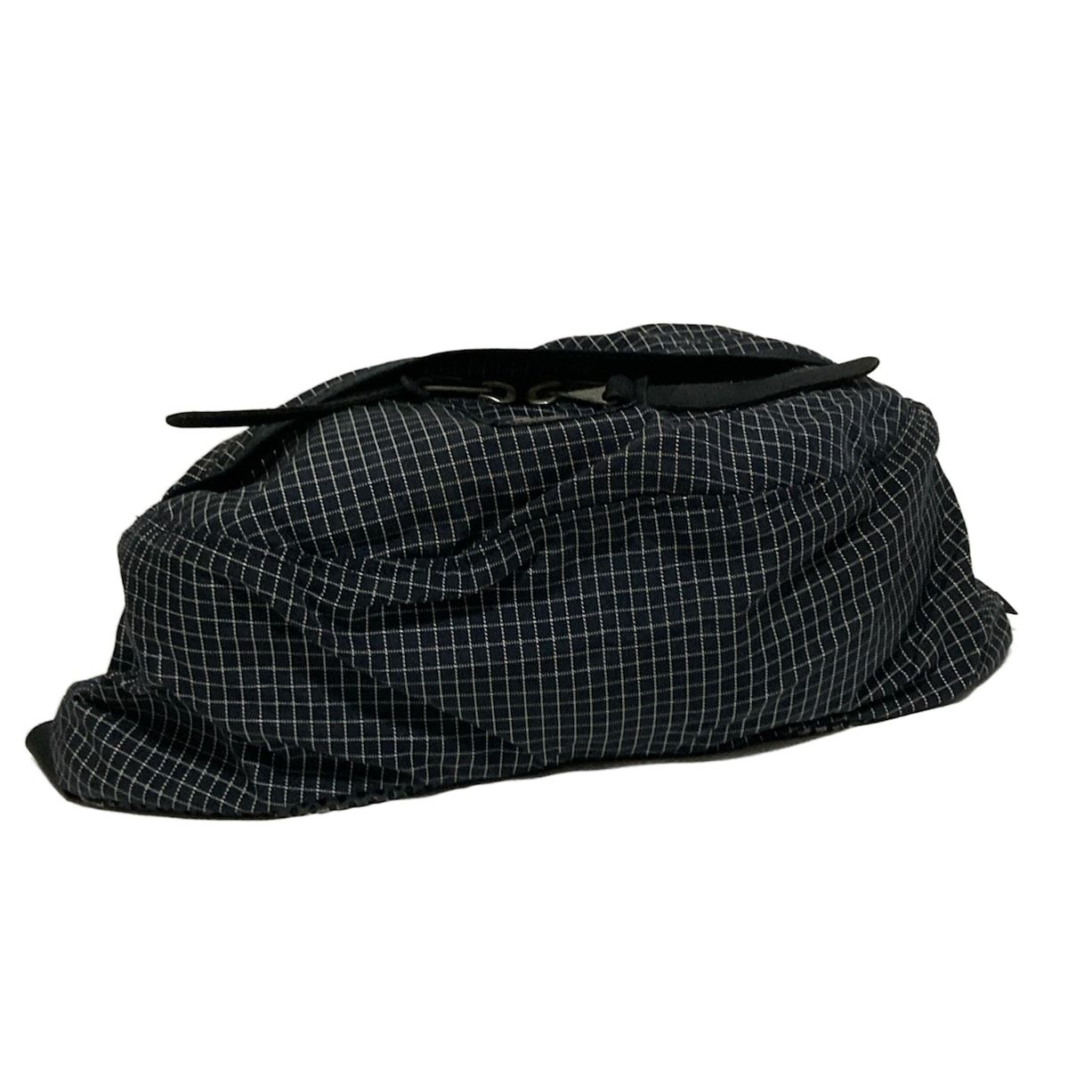 GREGORY グレゴリー ウエストポーチ - 黒×白 チェック柄 DECORATOM_COM_BR