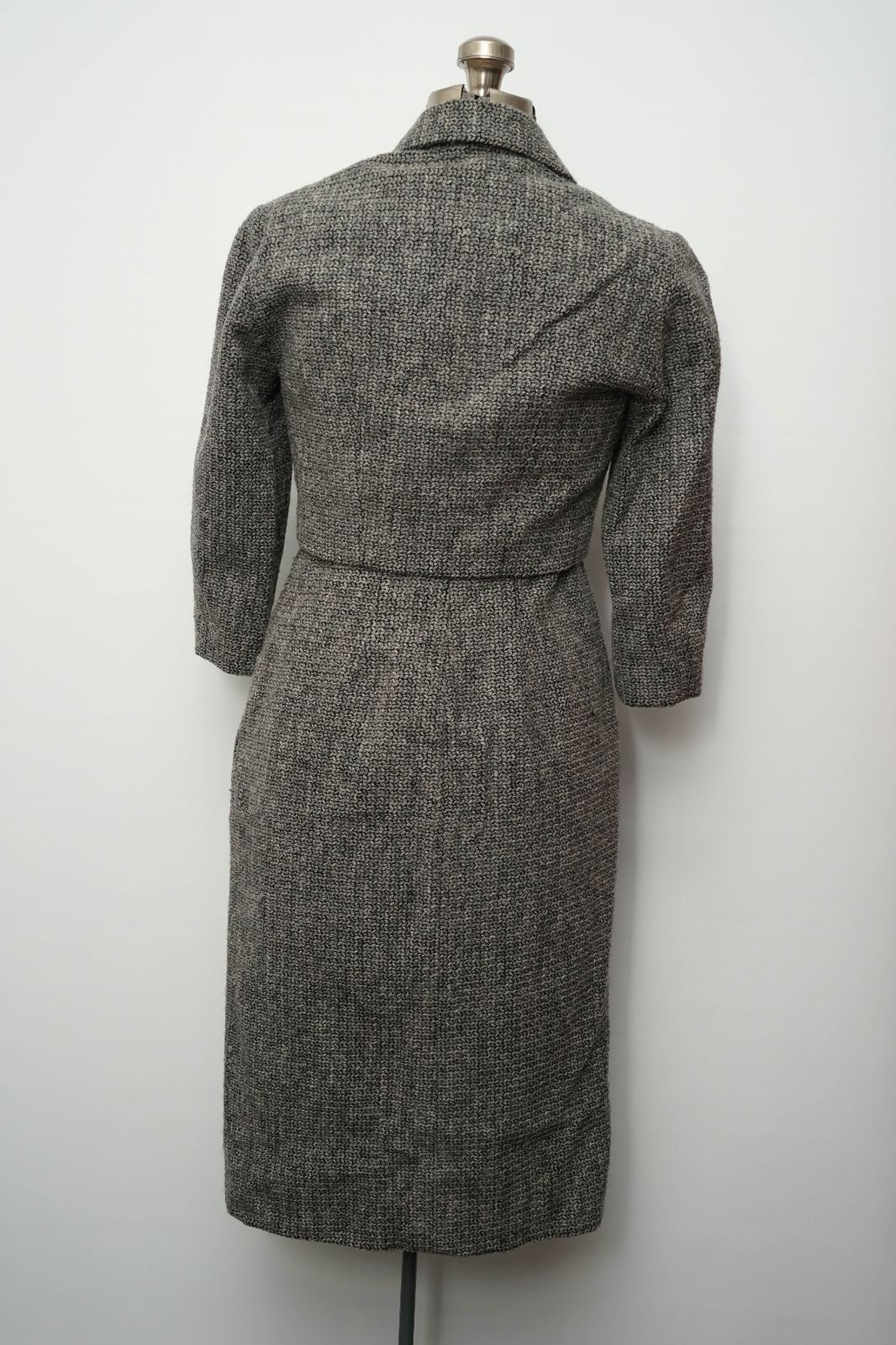 ユーロ 古着 MAISON JOSEPHINE ツイード セットアップ ワンピース ジャケット