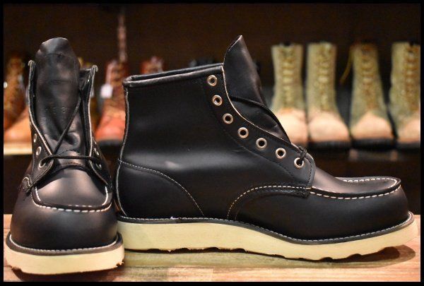 7.5E DEAD 犬タグ 98年 レッドウィング 8179 アイリッシュセッター 黒 ブラッククローム モックトゥ ブーツ redwing HOPESMORE GP209