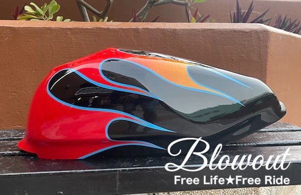 Blowout Rebel 500 タンクカバー シェル CMX HONDA ホンダ レベル フレイムス フェアリング 燃料タンク クイックリリース