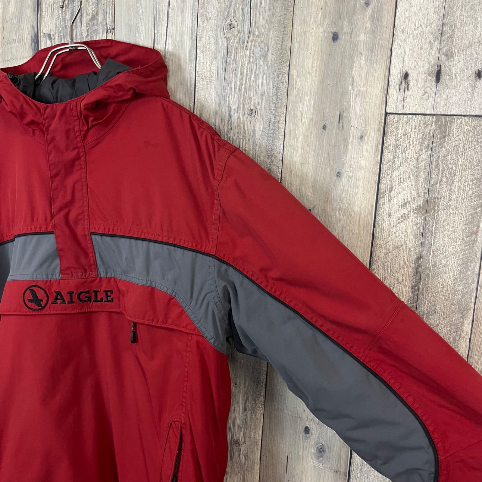 AIGLE エーグル ナイロン 中綿 ダウンジャケット ハーフジップ 