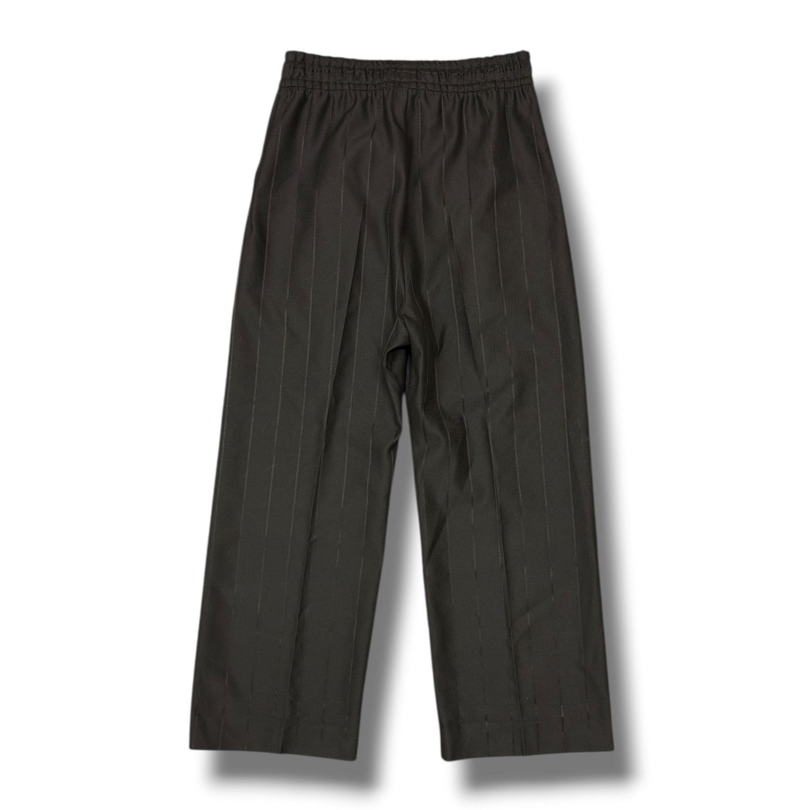 参考上代291000円 FEAR OF GOD 24 AW ピンストライプ ドローストリング ワイドパンツ ピンストライプイージーパンツ スラックス トラウザー フィアオブゴッド FOG ブラック L 1998 M 3
