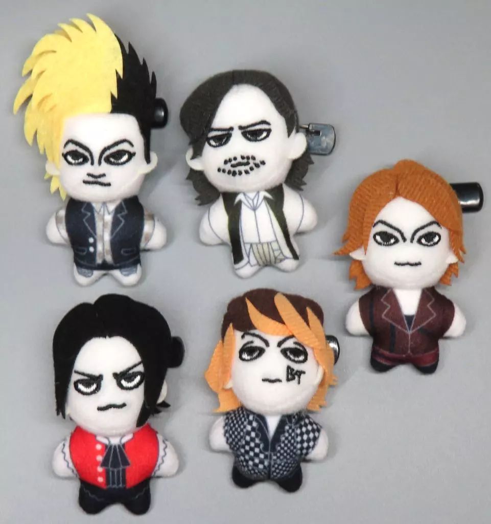 ぬいぐるみマスコット ぬいぐるみバッジ BUCK-TICK ぬいぐるみバッジセット 5個組 BUCK-TICK TOUR 2025 異空-IZORA- ALTERNATIVE SUN