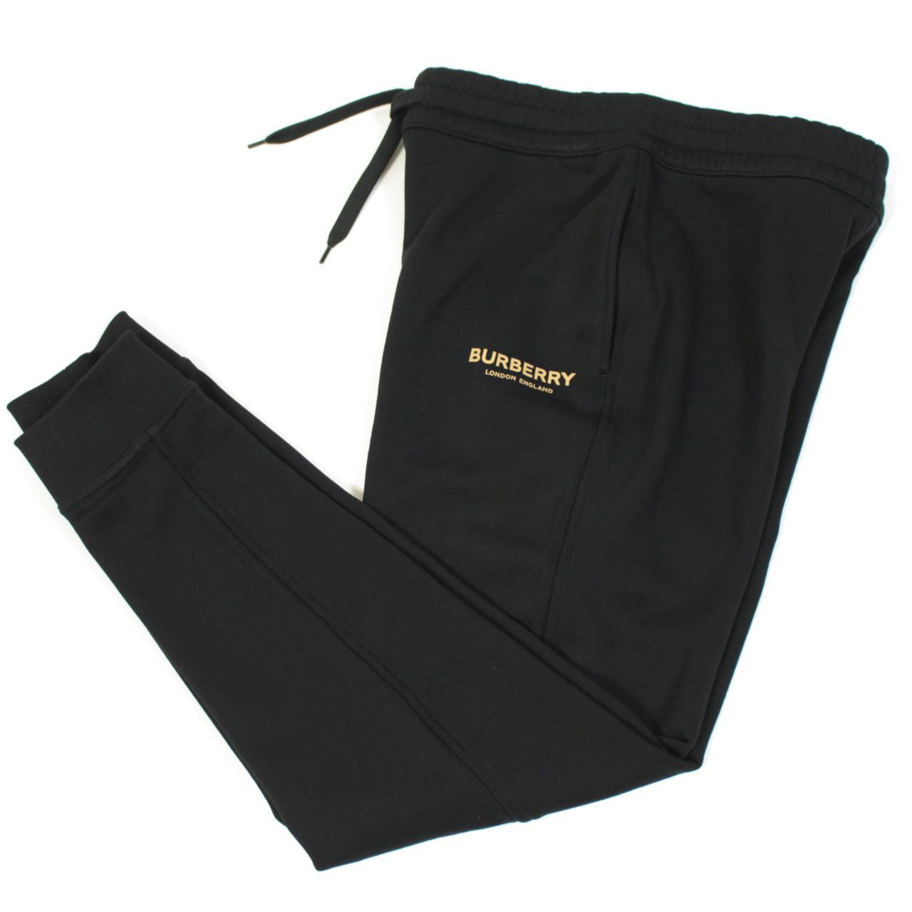 BURBERRY LARKAN レディース スウェットパンツ ベージュ | ブラック DECORATOM_COM_BR