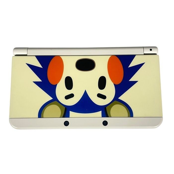 New 3DS どうぶつの森 本体 きせかえプレート きぬよ ホワイト