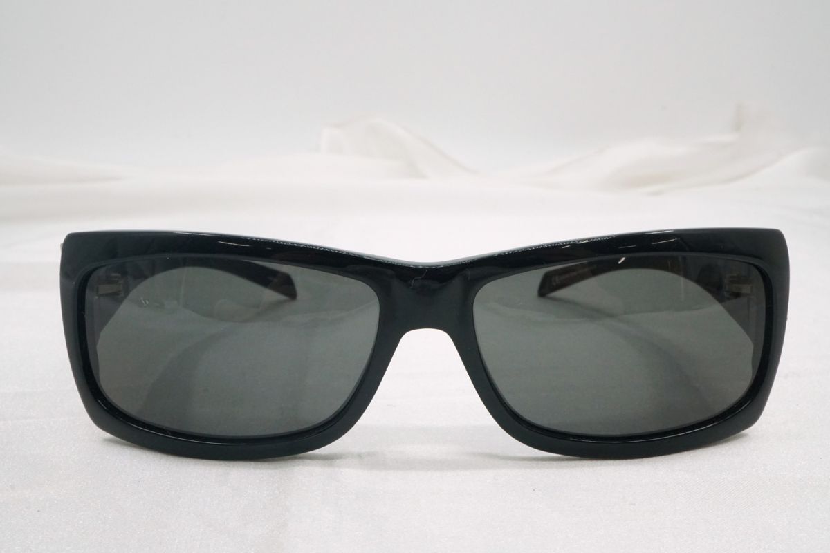 イヴ サンローラン サングラス アイウェア カサンドラ ロゴ ラインストーン YSL 6058 STRASS 黒 ブラック Yves Saint Laurent 4287k