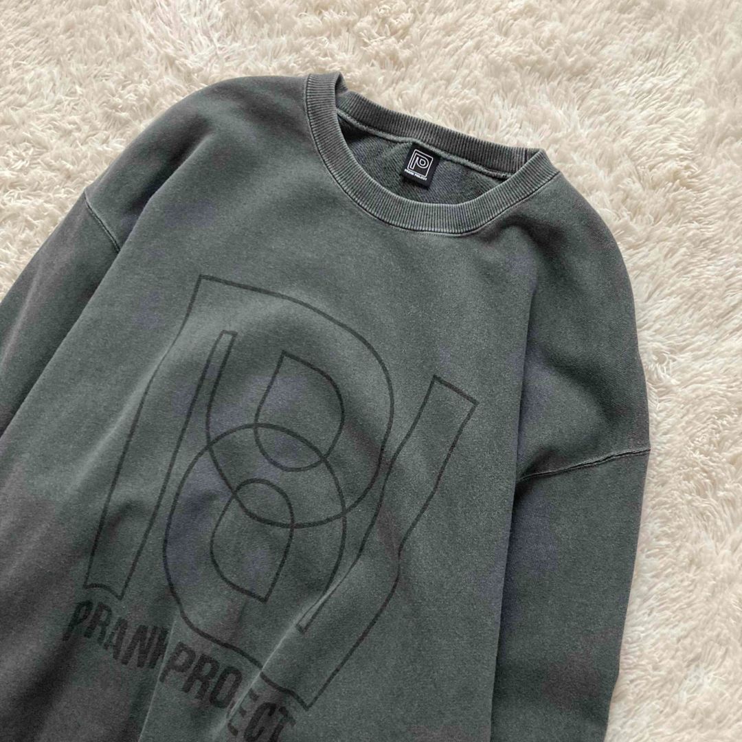 プランクプロジェクト Pロゴオーバースウェット プルオーバー スミクロ ブラック ユニセックス PRANK PROJECT