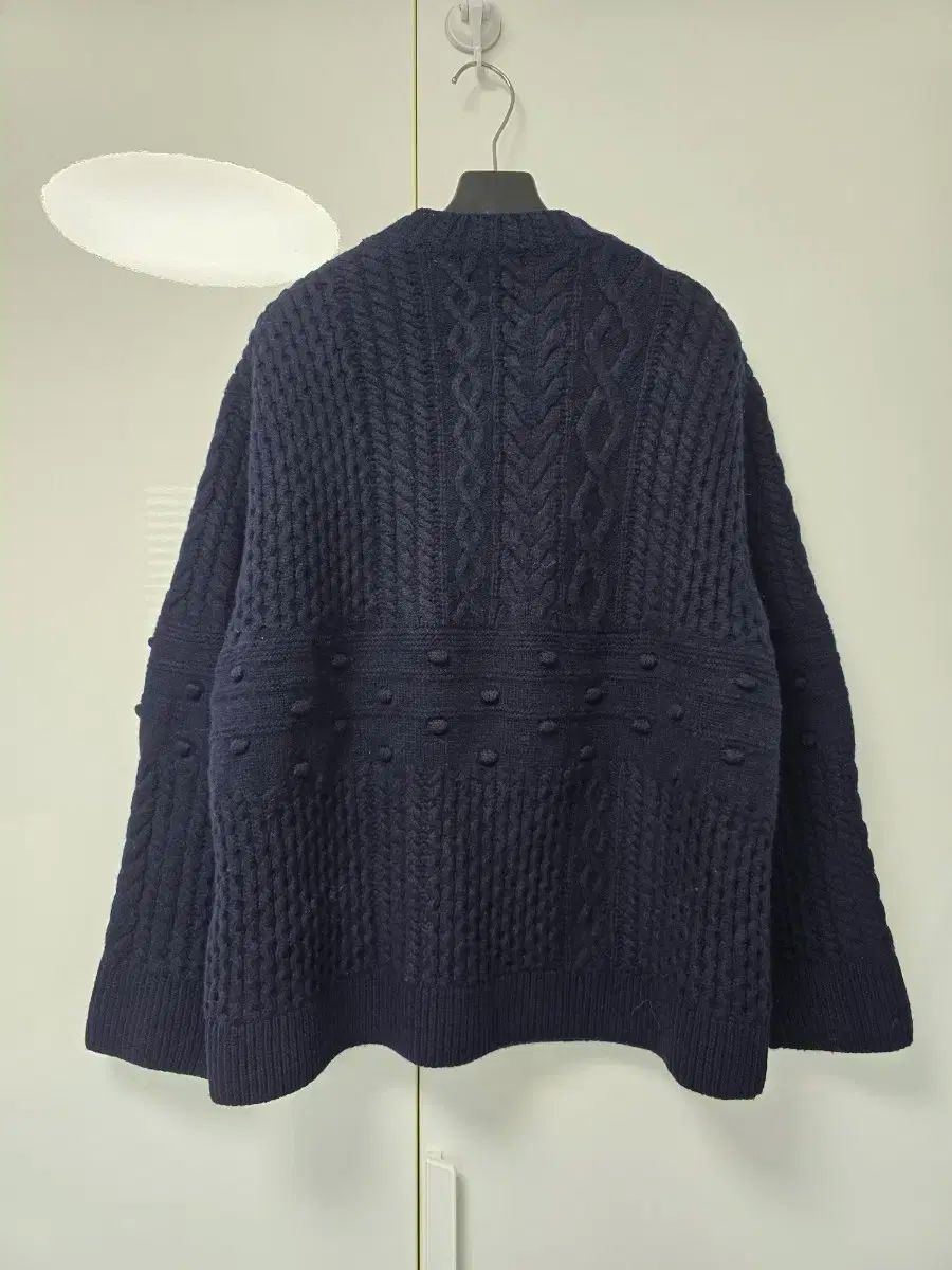  ハンサム The HANDSOME タイム TIME 立体パータン ニットトップス 長袖 ニット セーター