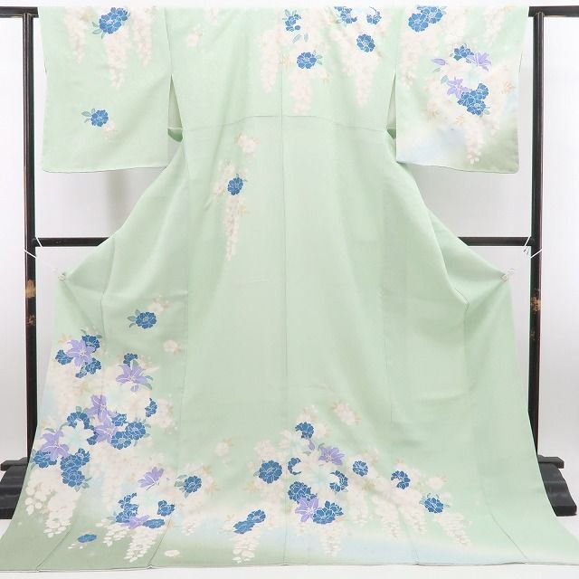 正絹 仕付け糸付