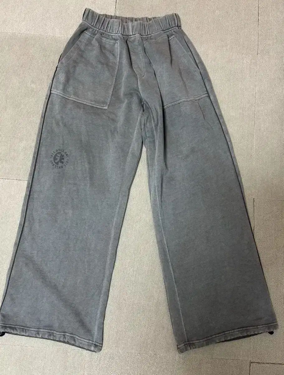 ポリテル 1011 ファティーグ スウェット パンツ ダーティー グレー 2