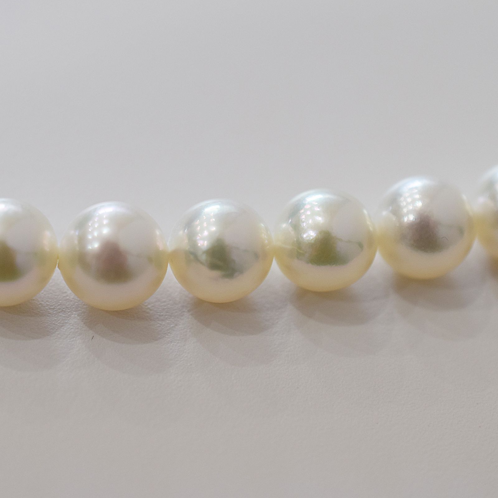 pg116 完成品 9mm - 9.5mm セミラウンド ホワイトピンク ネックレス あこや真珠 チョーカー 本真珠 FORTGASGNV_COM_BR