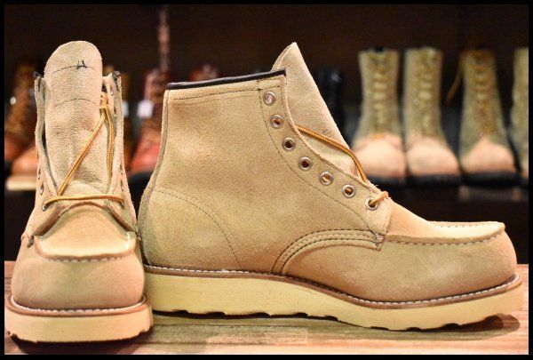 7E DEAD 犬タグ 99年 レッドウィング 8173 スエード アイリッシュセッター タンラフアウト モックトゥ ブーツ redwing HOPESMORE GP212