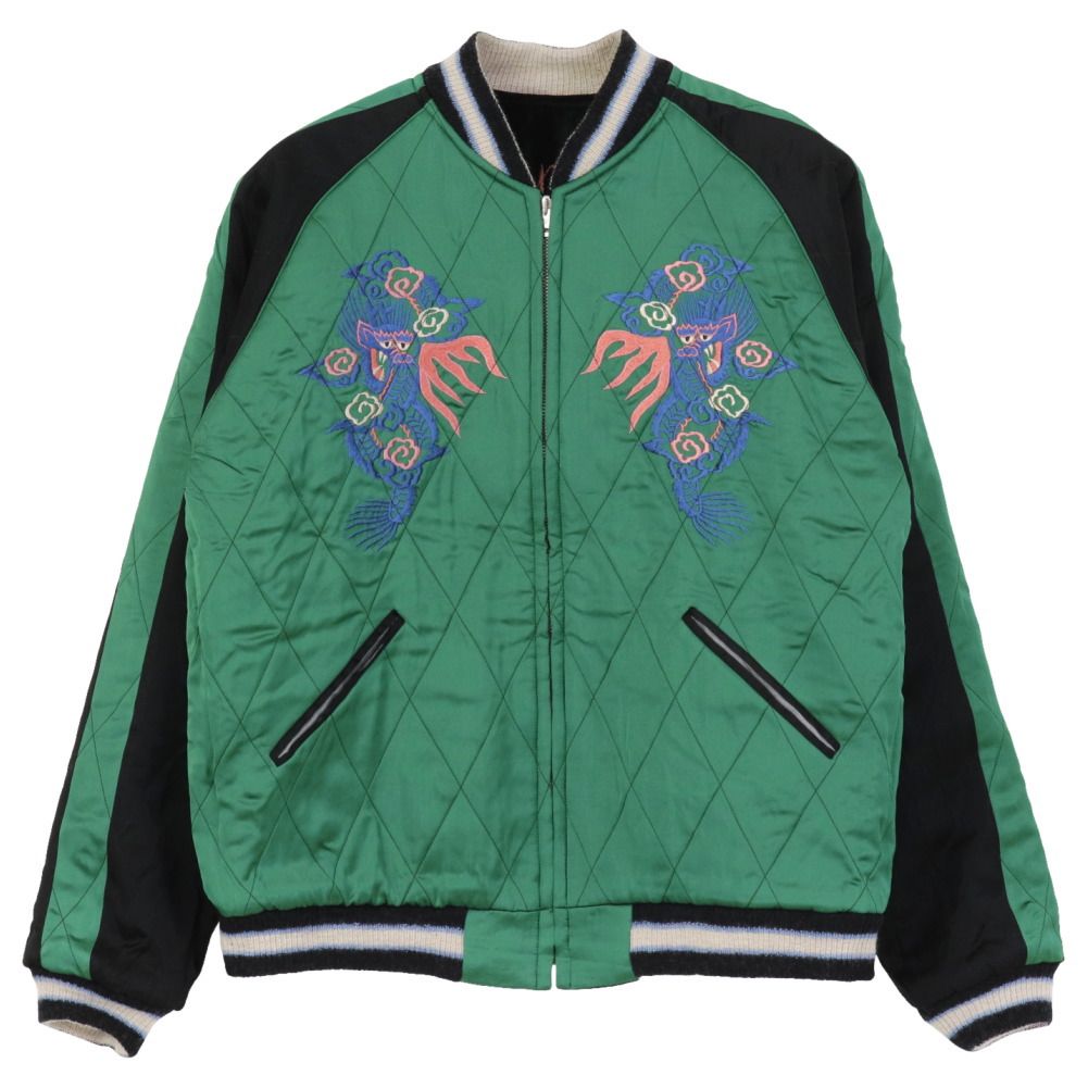 テーラー東洋 TAILOR TOYO 60周年記念 エディション 港商別珍xキルティングスカジャン メンズ TIGER HEAD EAGLE KANDAIZUMI_COM