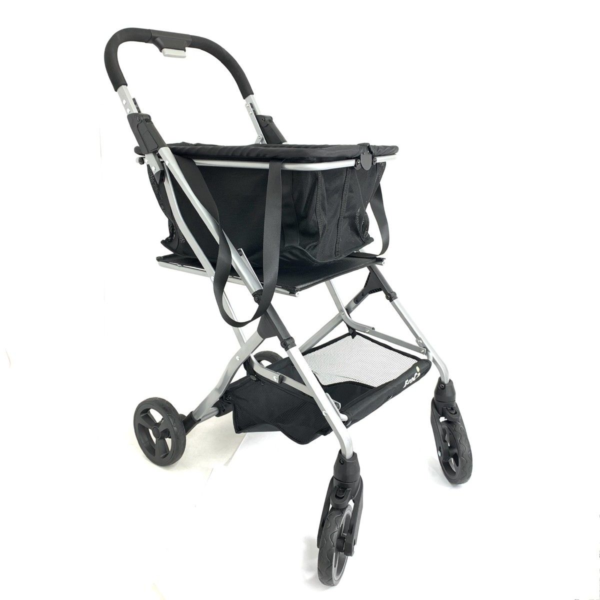 EcoCa エコカ ショッピングカート 折りたたみ式 シルバーカー 買い物カート ブラック ユニセックス 240001156749