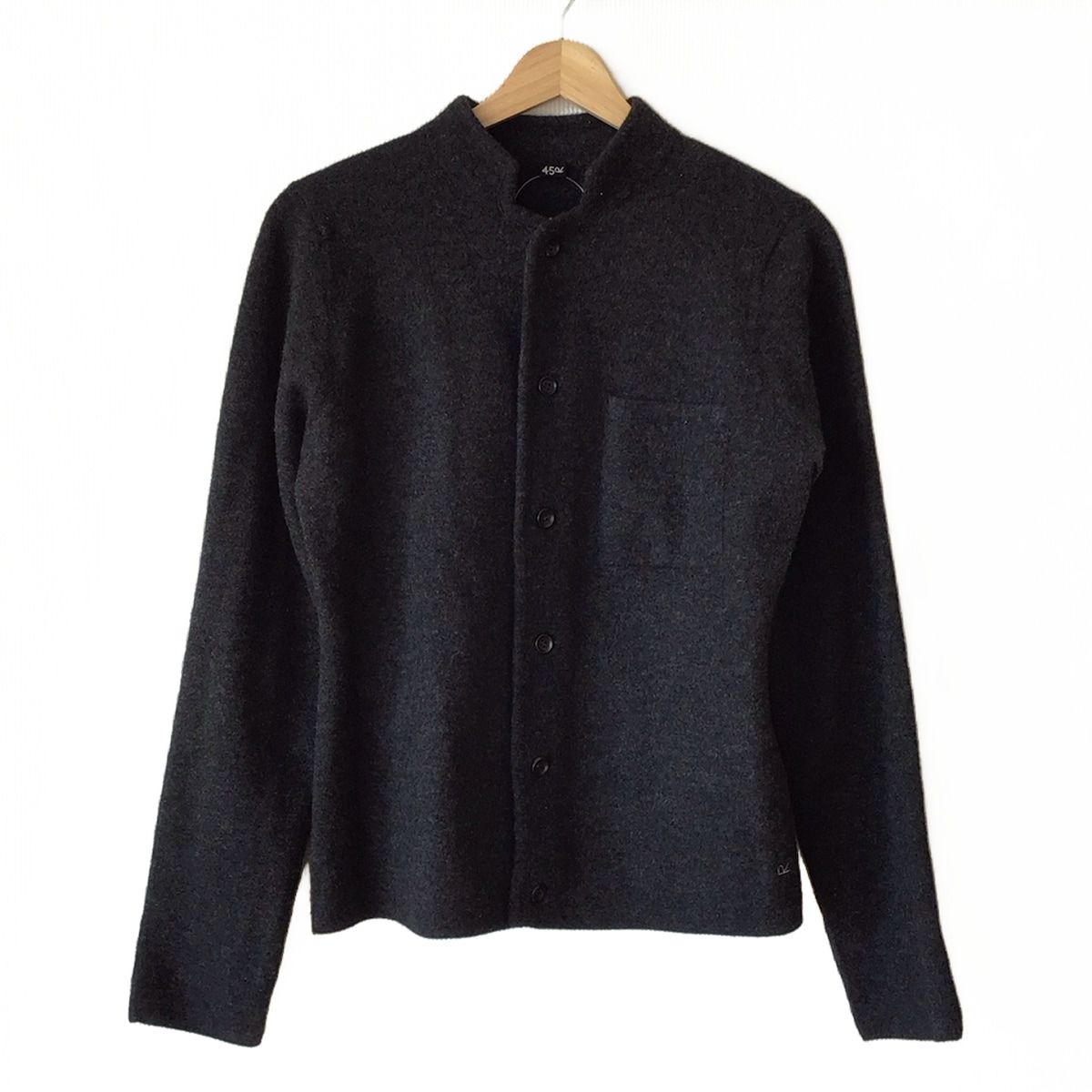 45R フォーティーファイブ アール カーディガン サイズ2 M レディース - ダークグレー 長袖 ニット