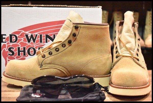 7.5E DEAD クラプトンモデル 羽タグ 00年 レッドウィング 2001 スエード アイリッシュセッター 編み上げ ブーツ redwing HOPESMORE GP214