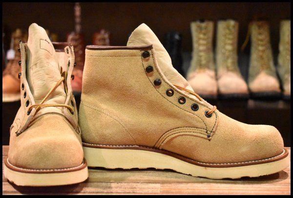 7.5E DEAD クラプトンモデル 羽タグ 00年 レッドウィング 2001 スエード アイリッシュセッター 編み上げ ブーツ redwing HOPESMORE GP214