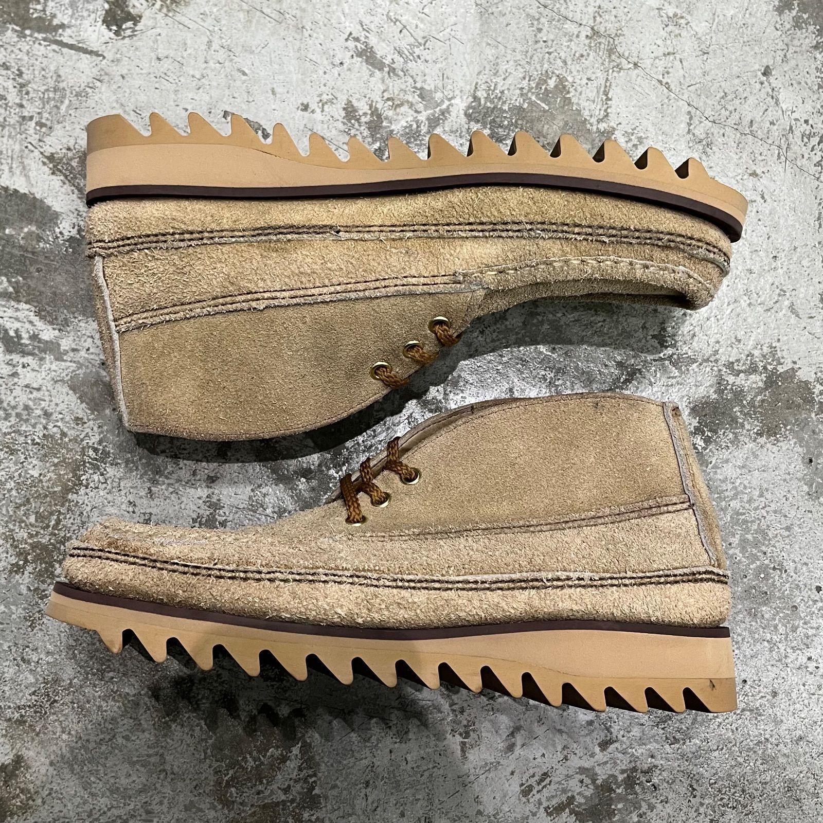 参考上代99000円 RUSSELL MOCCASIN 3ホール スポーティングクレー シャークソール スエード チャッカブーツ ラッセルモカシン 8 3262 2066M1
