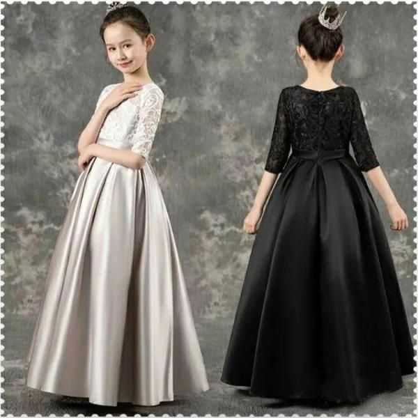 豪華 子供ドレス発表会 ピアノドレス 女の子 ロングドレス 結婚式 七五三 演奏会 入学式 子供服ドレス ジュニア 110 120 130 140 150 160