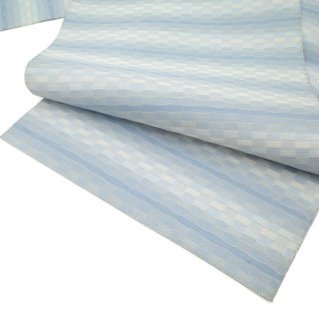 市松霞段文 金糸