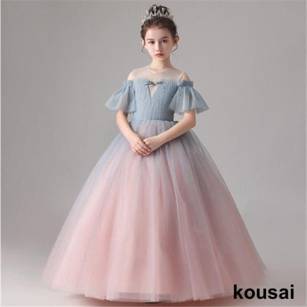 キッズ ジュニア ドレス ワンピース フォーマル 結婚式 衣装 発表会 おしゃれ きれい