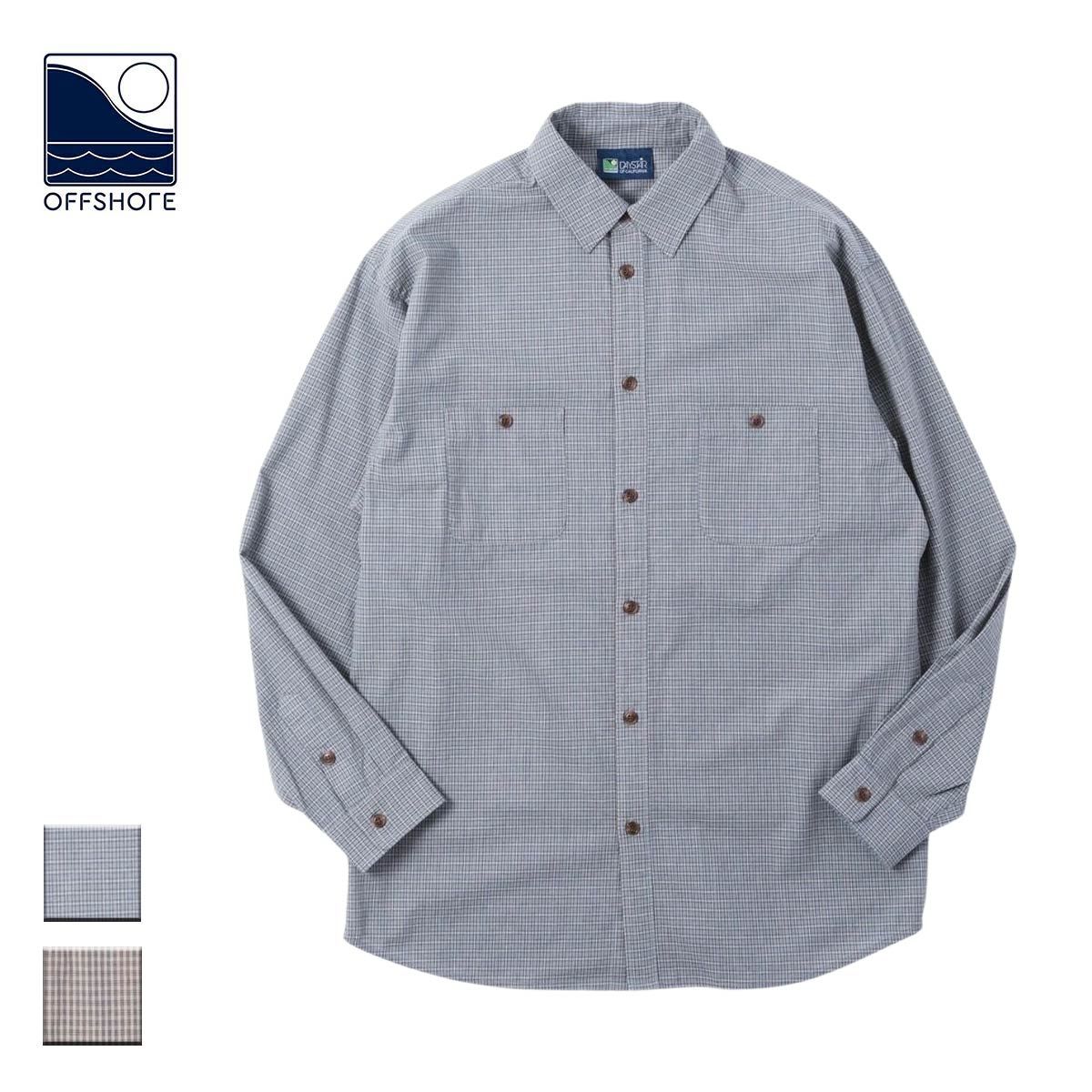 オフショア CLASSIC CHECK SHIRT メンズ レディース ブルーグリーン ブラウン S XL OS 25 1 SH 001