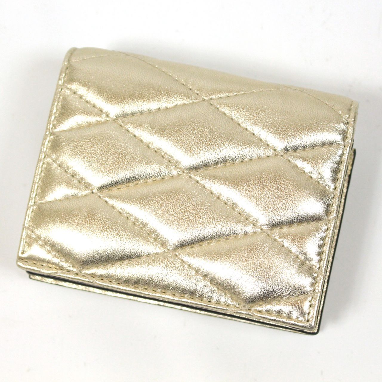 JIMMY CHOO ゴールド 二つ折り財布 JIMMY CHOO ゴールド 二つ折り財布