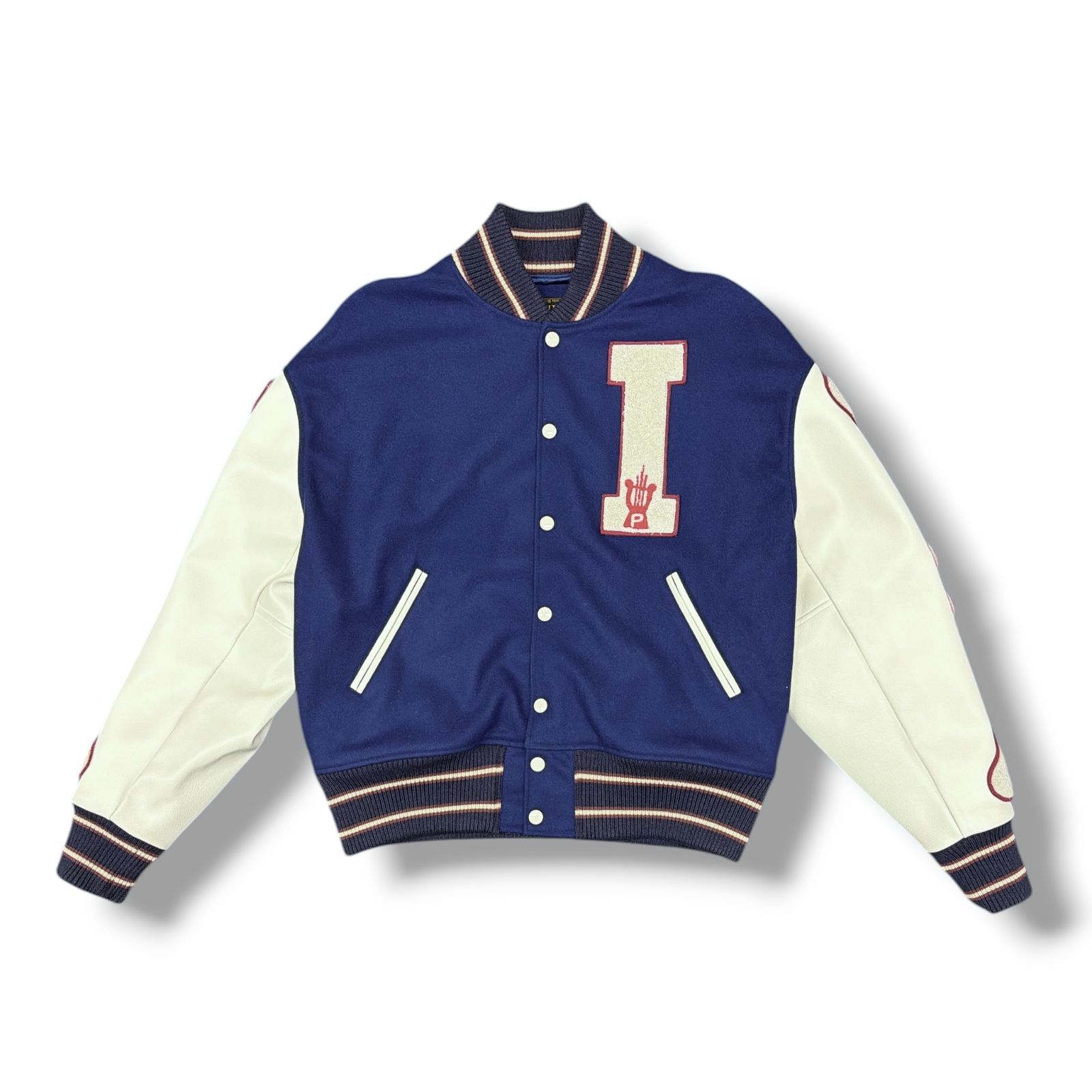 KAPITAL Five Varsity Jacket バーシティジャケット スタジャン ブルゾン キャピタル EK-1309 ブルー 1 2108M5