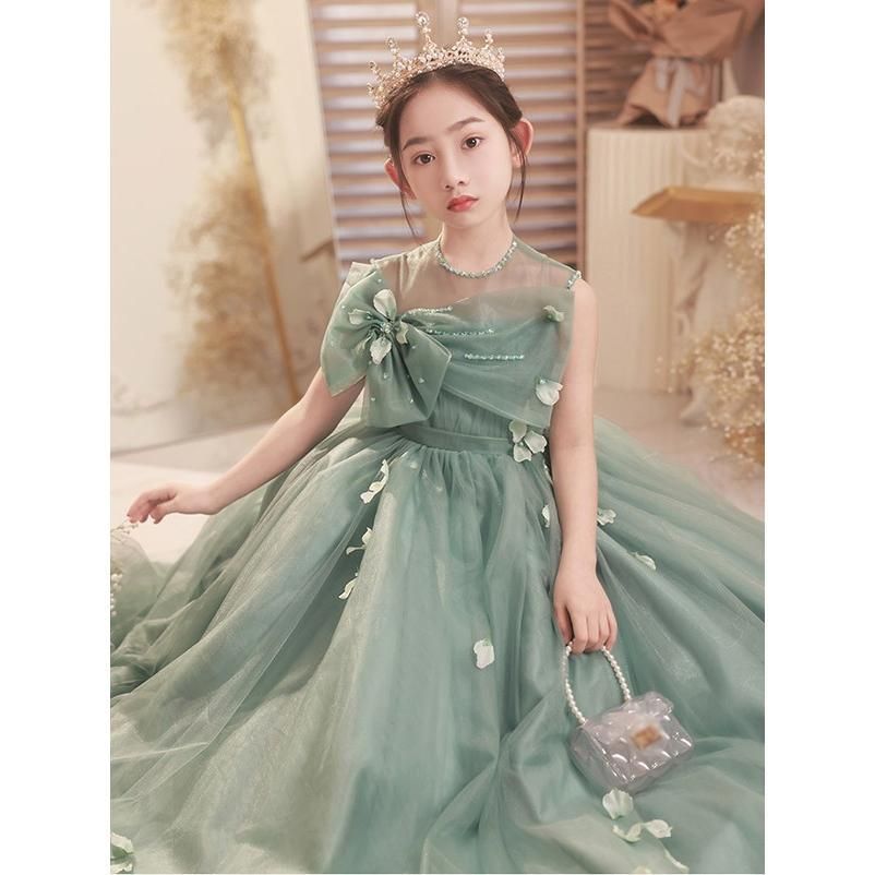 子供ドレス グリーン