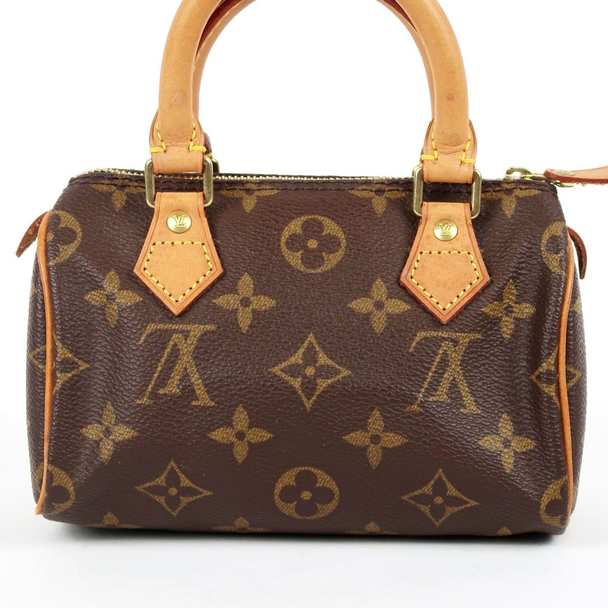 超 LOUIS VUITTON ヴィトン モノグラム ミニスピーディ ハンド ポーチ バッグ ボストン型 ブランド TN21