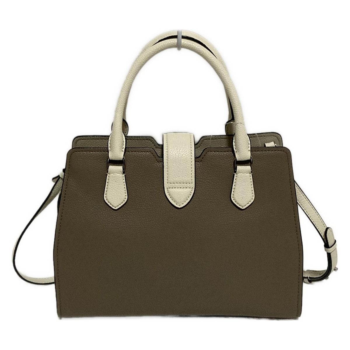 グレーベージュ×白