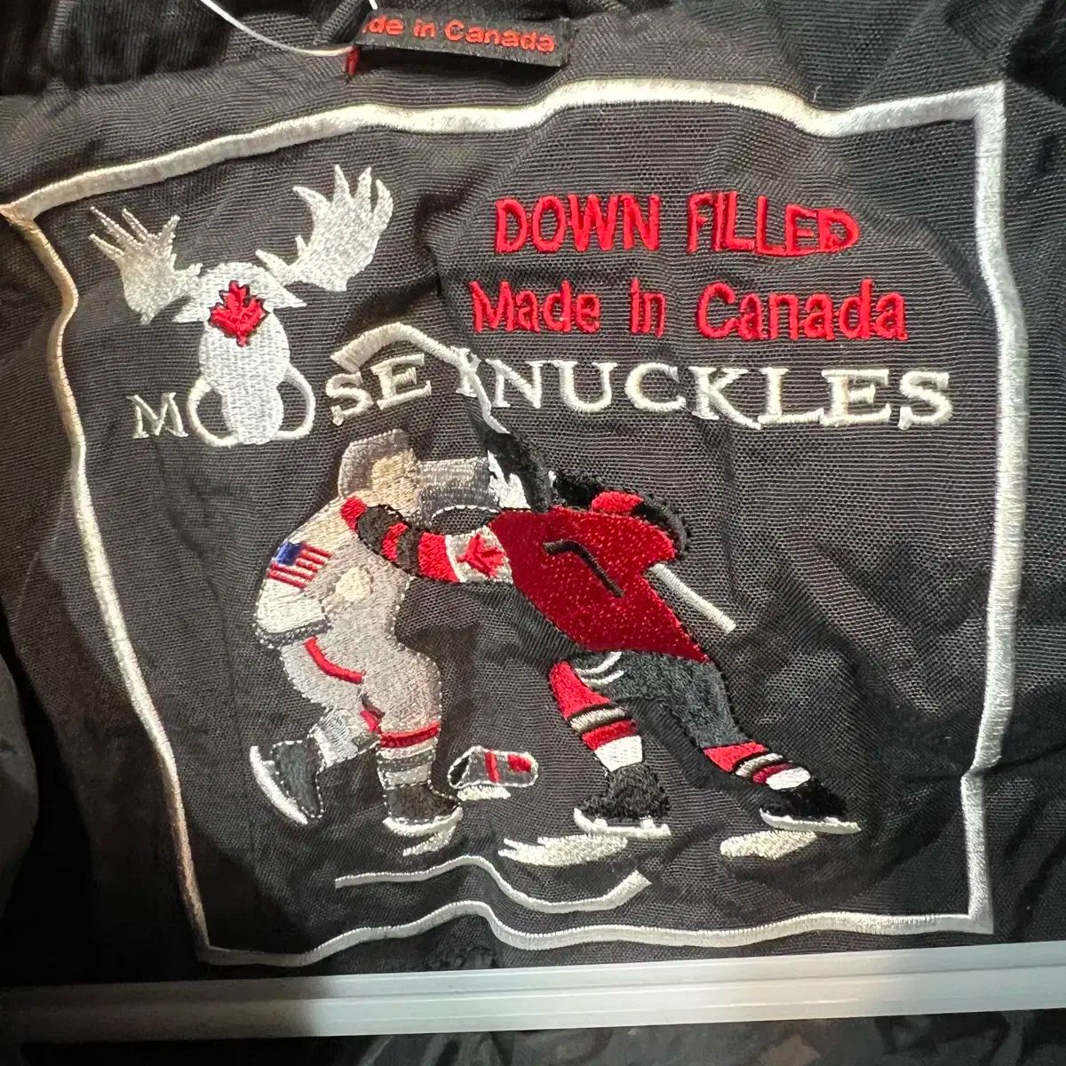 L ムースナックルズ MOOSE KNUCKLES ブラック ファー ダウン - メルカリ