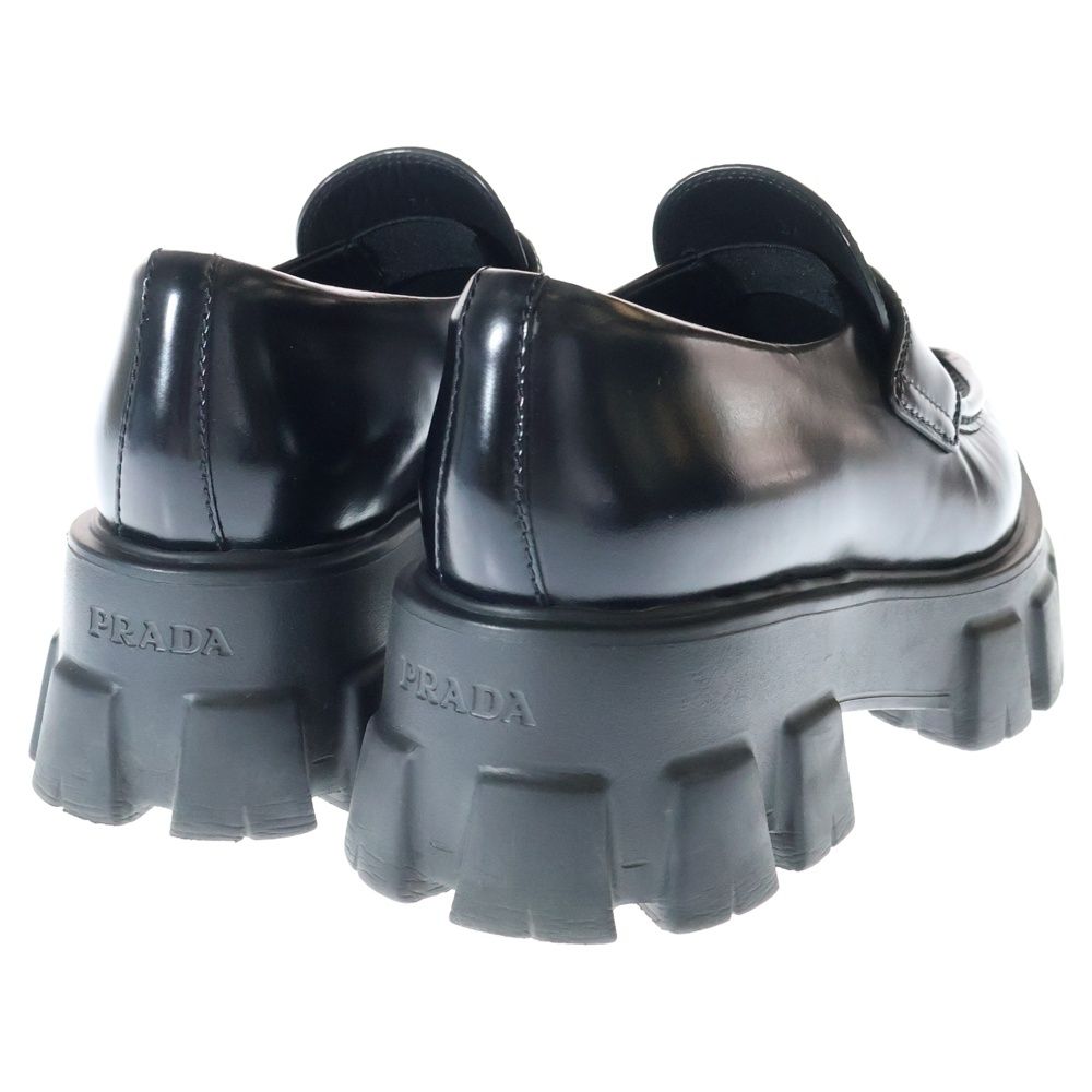 PRADA (プラダ) モノリス トライアングルロゴプレート ブラッシュド